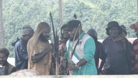 Anggota DPR Papua Tengah Dapil Deiyai, Donatus Mote saat melaksanakan reses pertama di tahun 2026 beberapa waktu lalu. (Foto: istimewa)