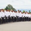 Apel gabungan di lingkup Pemprov Papua Tengah. Foto: Edwin/sasagupapua