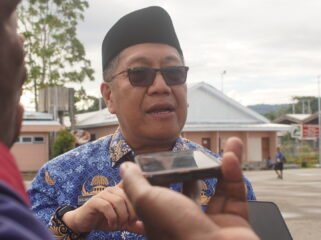 PJ Sekda Papua Tengah, Silwanus Sumule. (Foto: Kristin Rejang/Sasagupapua)