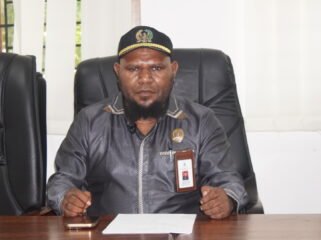 Ketua Kelompok Khusus DPR Papua Tengah, Donatus Mote. (Foto: Kristin Rejang/Sasagupapua)