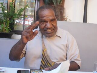 Ketua Pokja Khusus DPR Intan Jaya, Bartolomeus Mirip. (Foto: Kristin Rejang/Sasagupapua.com)