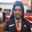 Anggota DPR Papua Tengah dari Fraksi Kelompok Khusus, Stella Misiro saat diwawancarai awak media. (Foto: Kristin Rejang/Sasagupapua)