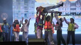 Perayaan HUT ke-59 PTFI menampilkan
persembahan drama musikal One Freeport
di Sport Hall, Tembagapura, 7 April 2026.
Foto: Corcom Freeport 