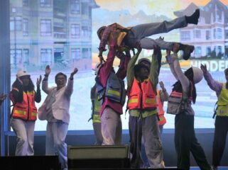 Perayaan HUT ke-59 PTFI menampilkan
persembahan drama musikal One Freeport
di Sport Hall, Tembagapura, 7 April 2026.
Foto: Corcom Freeport 