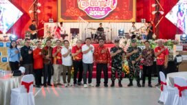 Pembukaan Gelaran Festival Cap Go Meh Provinsi Papua Tengah Tahun 2026 di Nabire. (Foto: Humas Pemprov Papua Tengah)