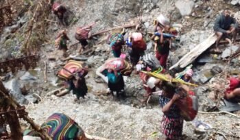 Korban pengungsian dari Distrik Kembru. (Foto: Ist) 