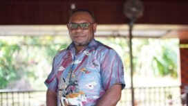 Kadistrik Mimika Barat Jauh, Ever Kukuareyau. Foto: Edwin Rumanasen/Sasagupapua