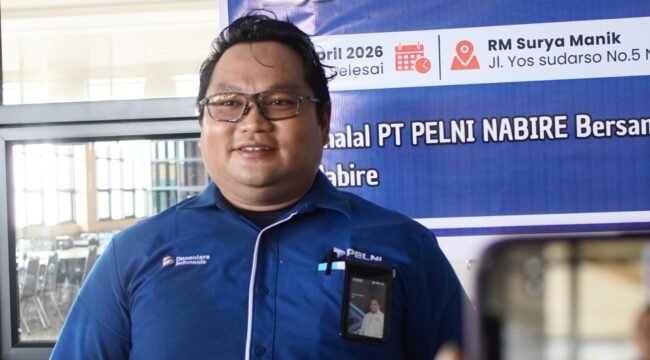 Kepala PT Pelni Cabang Nabire, Robby Munardi. (Foto: Kristin Rejang/Sasagupapua)