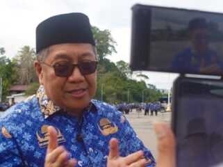 PJ Sekda Provinsi Papua Tengah, Silwanus Sumule. (Foto: Kristin Rejang/Sasagupapua)