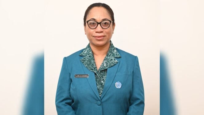 
Ketua TP PKK Distrik Mimika Barat Jauh, Ny. Sarce Kukuareyau. 