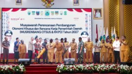 Suasana Pembukaan Musrenbang Otsus dan RKPD 2027 Papua Tengah, Selasa (28/4/2026). Foto: Humas Pemprov Papua Tengah