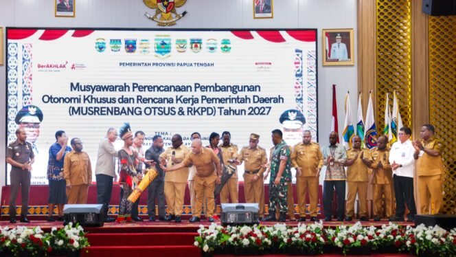 
Suasana Pembukaan Musrenbang Otsus dan RKPD 2027 Papua Tengah, Selasa (28/4/2026). Foto: Humas Pemprov Papua Tengah