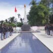 Putri Sejati Srikandi Indonesia saat berziarah di TMP Nabire. (Foto: Kristin Rejang/Sasagupapua)