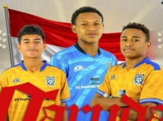Tiga Siswa PFA Batch 2: Stenly Meyanu, Yance Glen Imbiri, Dolvi Salossa mendapat Panggilan bergabung bersama Timnas U-17. (Foto: Istimewa)