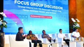 Gubernur Meki Nawipa saat menghadiri Focus Group Discussion (FGD) dengan tema Sterategi Intengrasi  Hulu-Hilir Penguasaan Cadang Emas Menuju Ketahanan Moneter Yang Berdaulat di Jakarta. (Foto: Istimewa).