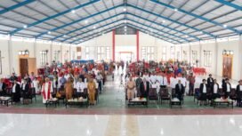 Rayakan dua dekade pelayanan International Sion Kids Movement (ISKIM) di Tanah Papua, acara Kebaktian Budaya Bangsa (KBB) Tahun 2026 berlangsung khidmat di Aula Bethesda Nabire, Selasa (12/5/2026). 