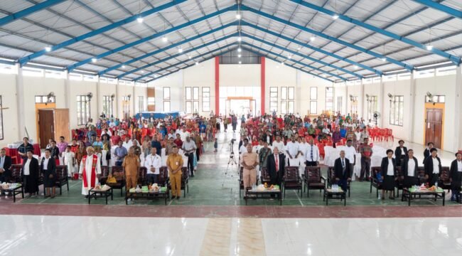 Rayakan dua dekade pelayanan International Sion Kids Movement (ISKIM) di Tanah Papua, acara Kebaktian Budaya Bangsa (KBB) Tahun 2026 berlangsung khidmat di Aula Bethesda Nabire, Selasa (12/5/2026). 
