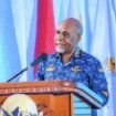 Wagub Deinas Geley saat sambutan Pembuka. (Foto:Humas Pemprov Papua Tengah)