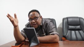 Wakil Ketua DPR Papua Tengah, John Gobai. (Foto: Kristin Rejang/Sasagupapua)