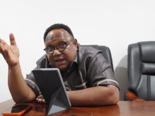 Wakil Ketua DPR Papua Tengah, John Gobai. (Foto: Kristin Rejang/Sasagupapua)