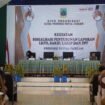 Suasana kegiatan sosialisasi penyusunan Laporan Keuangan Pemerintah Daerah (LKPD), Sistem Akuntabilitas Kinerja Instansi Pemerintah (SAKIP), Laporan Akuntabilitas Kinerja Instansi Pemerintah (LAKIP), serta pengelolaan Tambahan Penghasilan Pegawai (TPP) di Nabire, Senin (22/6/2026). Foto: Kristin Rejang/Sasagupapua