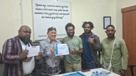 Tim investigasi, Mahasiswa puncak dan YLBHI mengadukan kasus Kemburu ke Komnas perempuan, Jakarta (10/6/2026). Aris/NadiPapua