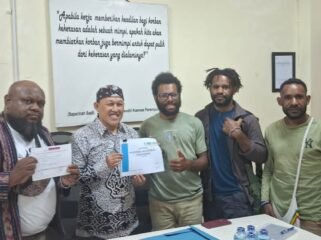 Tim investigasi, Mahasiswa puncak dan YLBHI mengadukan kasus Kemburu ke Komnas perempuan, Jakarta (10/6/2026). Aris/NadiPapua