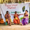 Suasana kegiatan Papua Food Festival 2026 di Sorong. (Foto: Lumbung Sagu dan Belantara Papua).