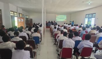 Suasana pembekalan guru Mapega 3T di Paniai. (Foto: Istimewa)