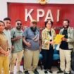 Penyerahan laporan kematian Aliko Walia, Kantor KPAI, Jakarta Pusat. (Foto: Dei Nadipapua)