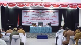 Suasana kegiatan Forum SKPD Bidang Hukum se-Provinsi Papua Tengah, Senin (29/6/2026). Foto: Kristin Rejang/Sasagupapua