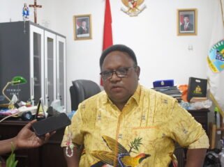 Wakil Ketua IV DPR Papua Tengah, John Gobai. (Foto: Kristin Rejang/Sasagupapua)
