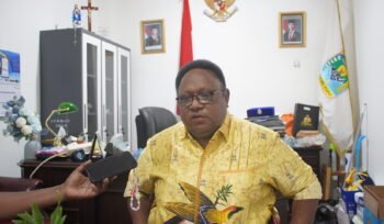 Wakil Ketua IV DPR Papua Tengah, John Gobai. (Foto: Kristin Rejang/Sasagupapua)