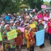 Mama Papua di Papua Barat Daya saat melakukan aksi, Rabu (1/7/2026). Foto: Istimewa