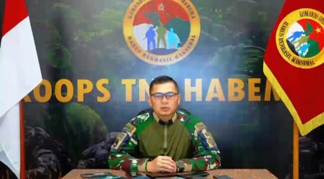 Kepala Penerangan Koops TNI Habema, Letkol Inf M. Wirya Arthadiguna