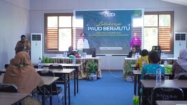 Suasana kegiatan pembukaan Lokakarya Paud Bermutu di Nabire, Selasa (7/6/2026). Foto: Kristin Rejang/Sasagupapua