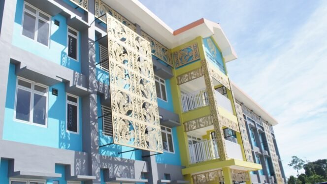 
Rusun ASN Pemprov Papua Tengah. (Foto: Kristin Rejang/Sasagupapua.com)