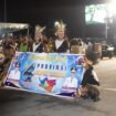Para penari yang mengisi dalam momen Hari Jadi ke-4 Pemprov Papua Tengah. (Foto: Kristin Rejang/Sasagupapua)