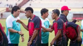 Latihan perdana Persipura Jayapura. (Foto: Media Officer Persipura)