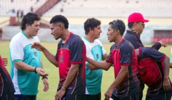 Latihan perdana Persipura Jayapura. (Foto: Media Officer Persipura)