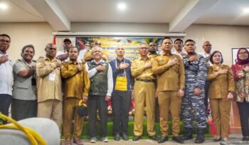 Foto bersama saat pembukaan Rakorda 2026 Disbunak PPT. (Dok.Edwin Rumanasen)