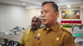 Kepala Dinas Perkebunan dan Peternakan Provinsi Papua Tengah, drh. Rafael Heri Nugroho, S.KH.,  (Foto: Edwin/sasagupapua)
