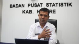 Kepala BPS Kabupaten Nabire, Dio Ginting. (Foto: Kristin Rejang/Sasagupapua)