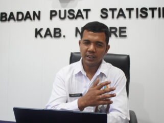 Kepala BPS Kabupaten Nabire, Dio Ginting. (Foto: Kristin Rejang/Sasagupapua)