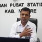 Kepala BPS Kabupaten Nabire, Dio Ginting. (Foto: Kristin Rejang/Sasagupapua)