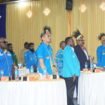 Ketua DPD I KNPI Papua Tengah, Yustinus Tebai saat menghadiri acara pelantikan DPD I KNPI Papua Pegunungan, Jumat (14/8/2026). Foto: Kristin Rejang/Sasagupapua