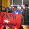 Badan Pengurus KNPB Nabire. (Foto: Kristin Rejang/Sasagupapua)