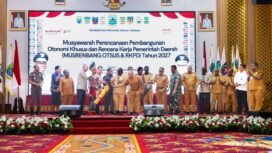 Suasana pembukaan Musrenbang Otsus dan RKPD Papua Tengah. (Foto: Humas Pemprov Papua Tengah)