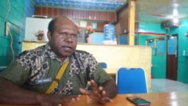 Sekertaris Dinas Kesehatan Provinsi Papua Tengah, Obet Tekege. (Foto: Kristin Rejang/Sasagupapua)