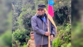 Ketua Fraksi Khusus DPR Papua Tengah, Donatus Mote. 